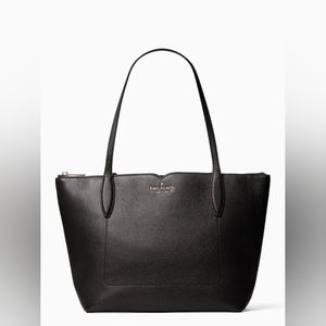 NWT Kate Spade Harlow Tote in Black Leather